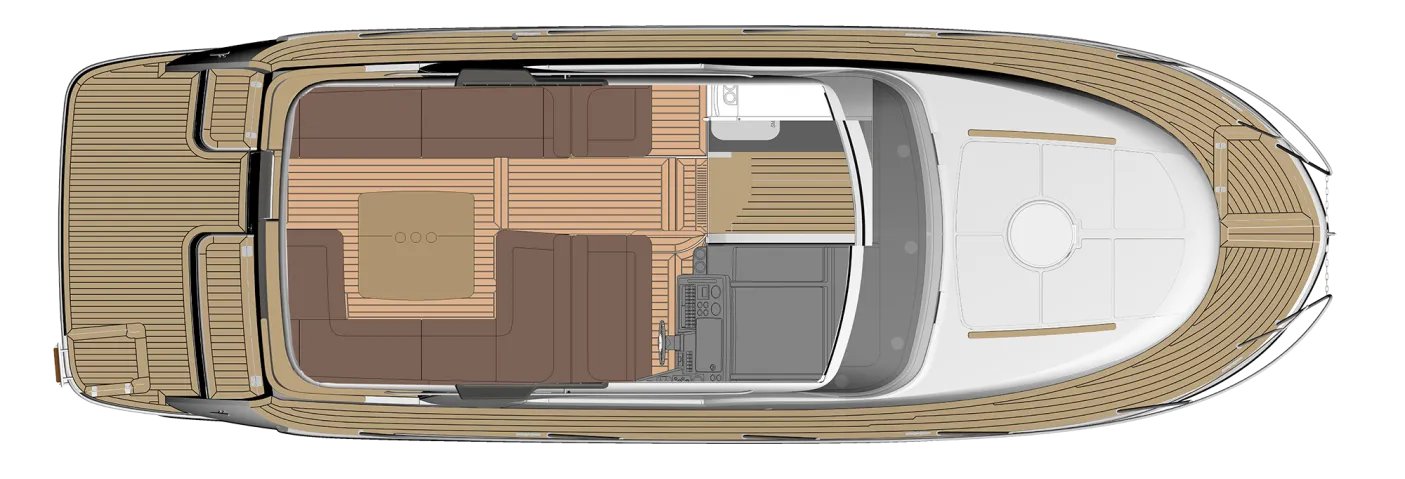 Marex 310 Sun Cruiser: кокпит