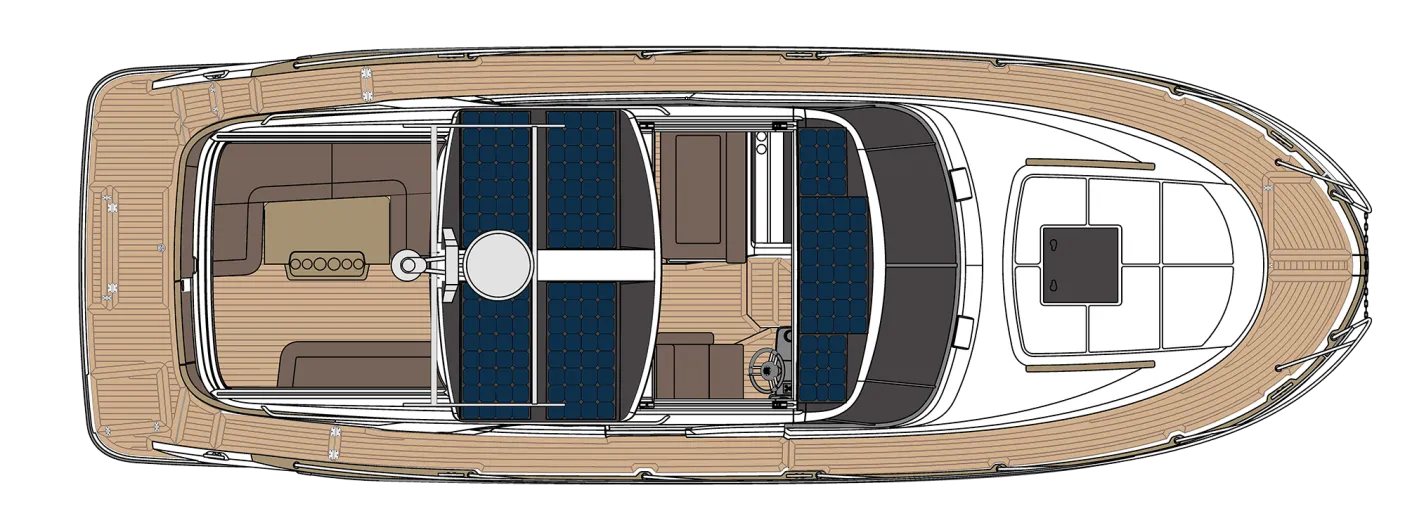 Marex 330 Scandinavia: закрытый салон, две длины и выбор силовой установки Marex 330 Scandinavia