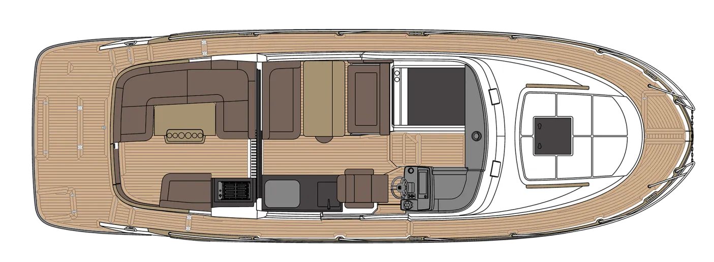 Marex 330 Scandinavia: закрытый салон, две длины и выбор силовой установки Marex 330 Scandinavia
