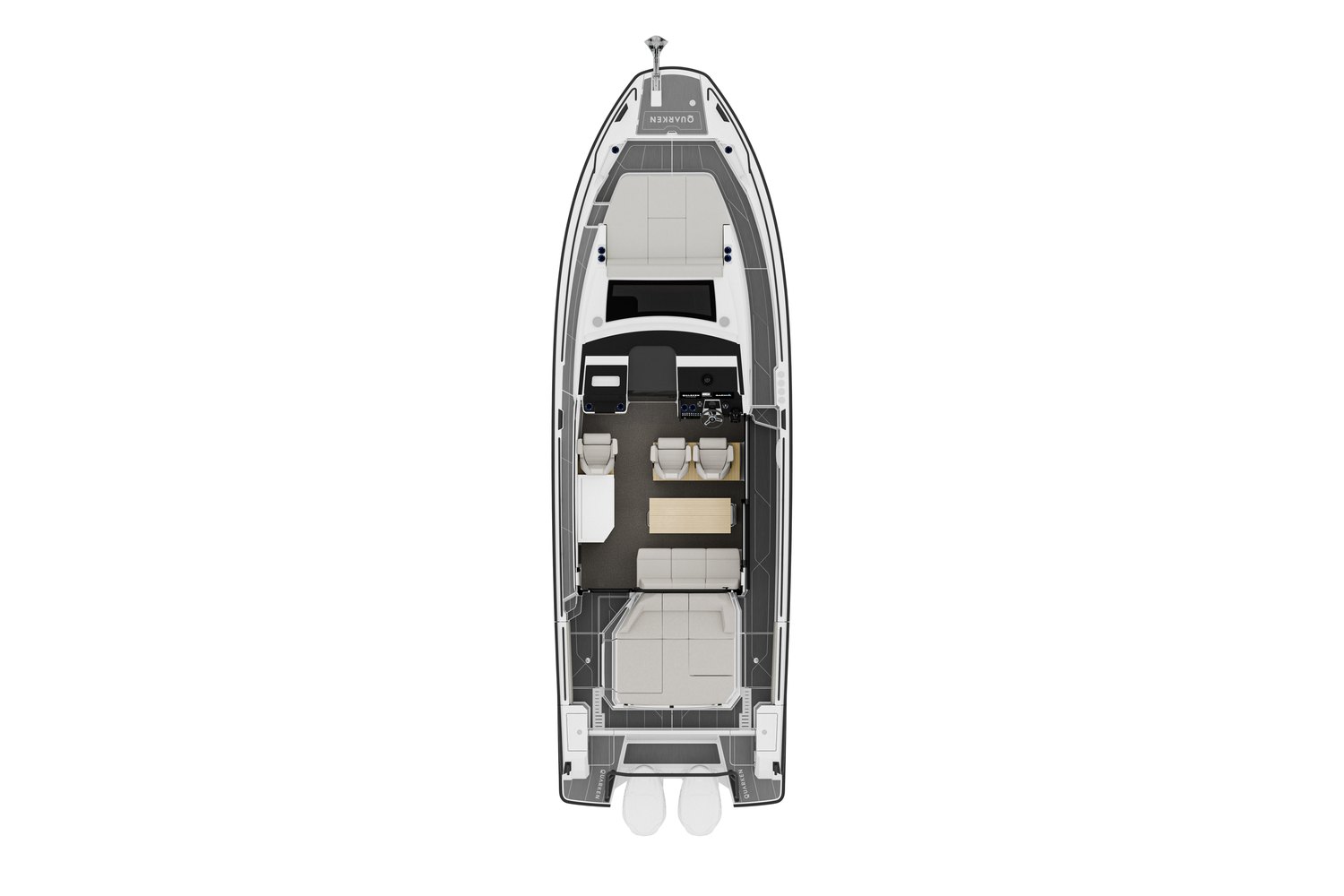 Quarken 35 Cabin: что проверить в версии, планировке и спецификации Quarken 35 Cabin