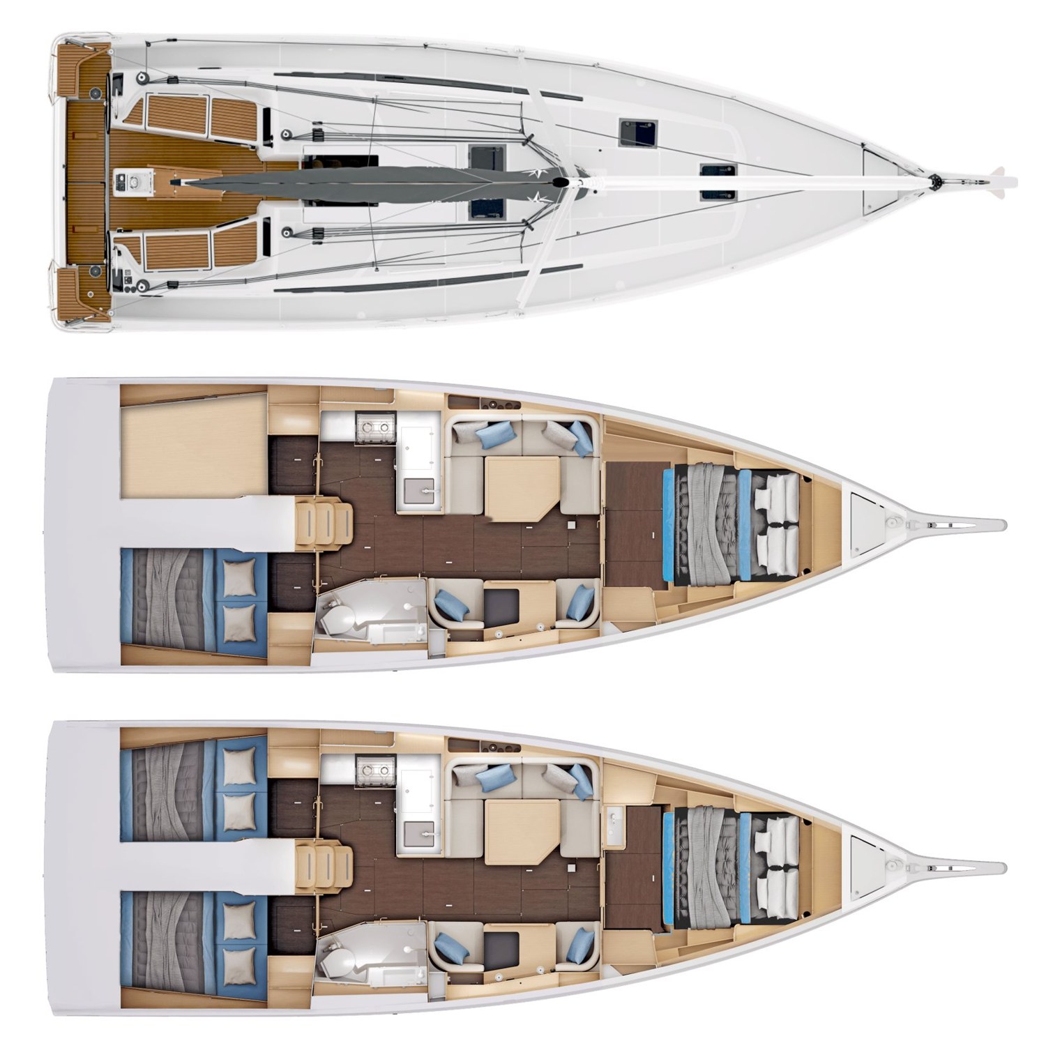 Jeanneau Sun Odyssey 415: один корпус, четыре парусных сценария Jeanneau Sun Odyssey 415