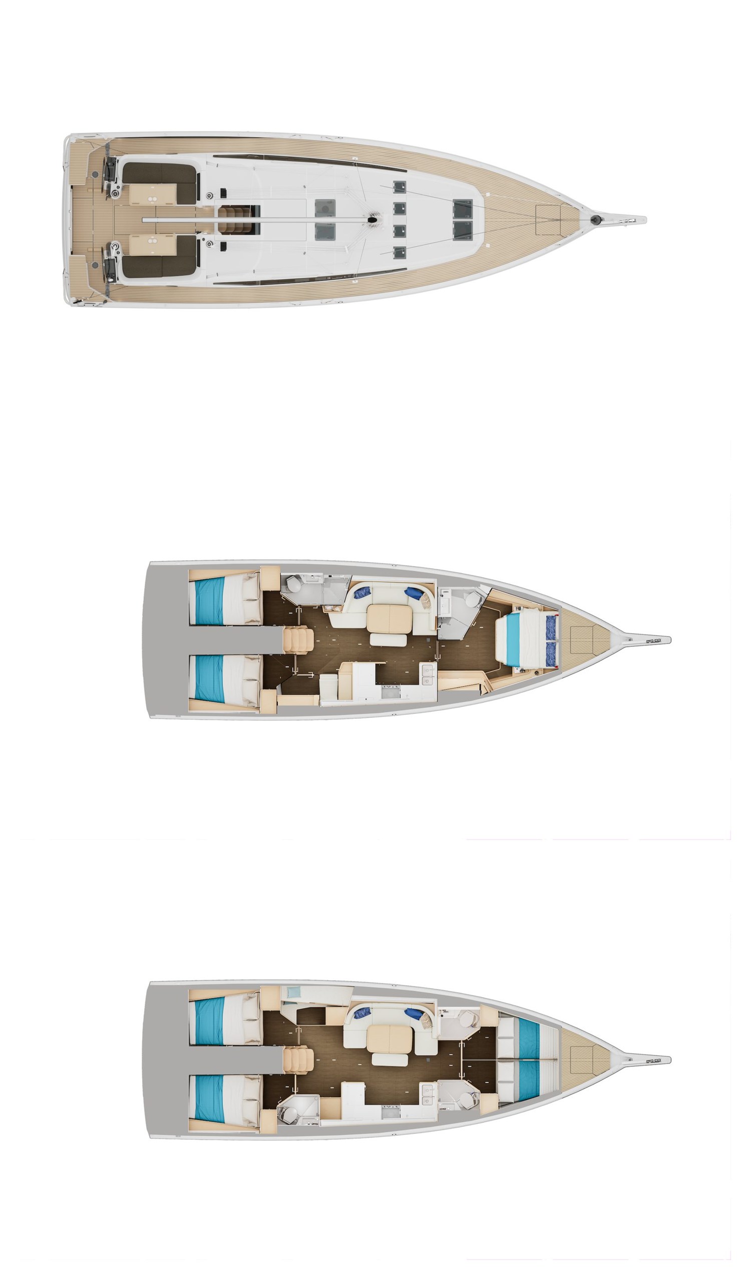 Jeanneau Sun Odyssey 455: просторный салон не отменяет выбора парусной яхты Jeanneau Sun Odyssey 455