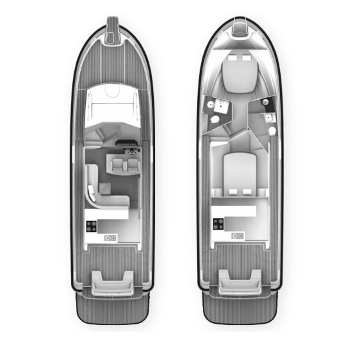 Схема палуб Nord Star 49+ Nord Star 49+: схема палуб