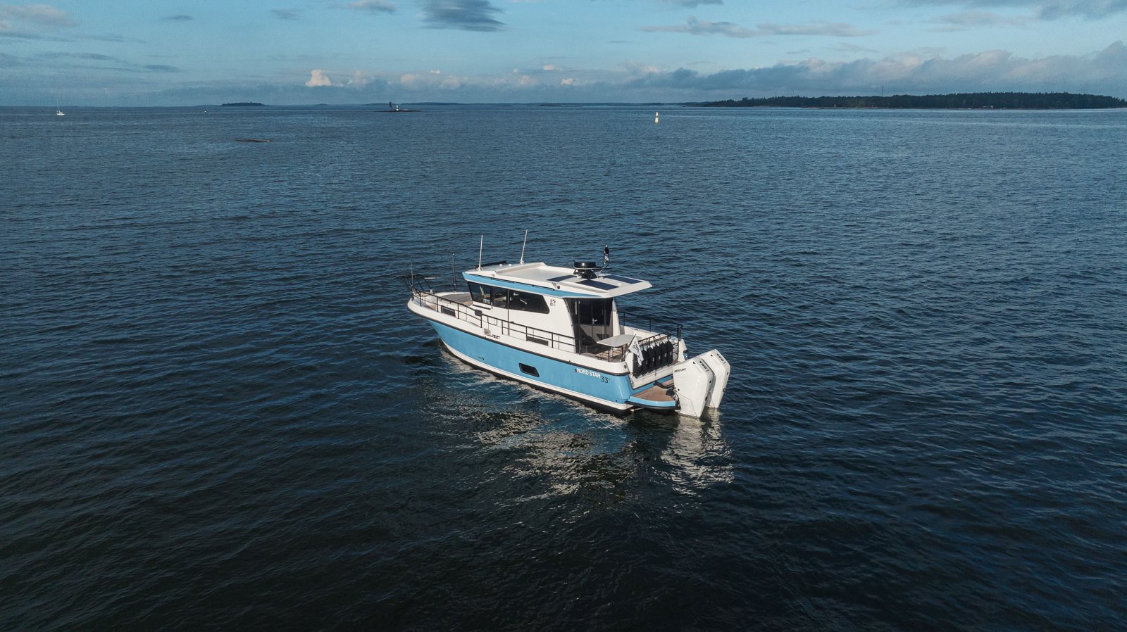 Nord Star 33+ Outboard: зачем закрытому круизеру два подвесных V10 Nord Star 33+ Outboard