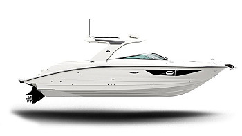 Sea Ray: SLX 350: вид сбоку