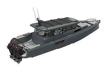 BRABUS Shadow: BRABUS Shadow 1500 XC Cross Cabin, визуализация, вид с кормы