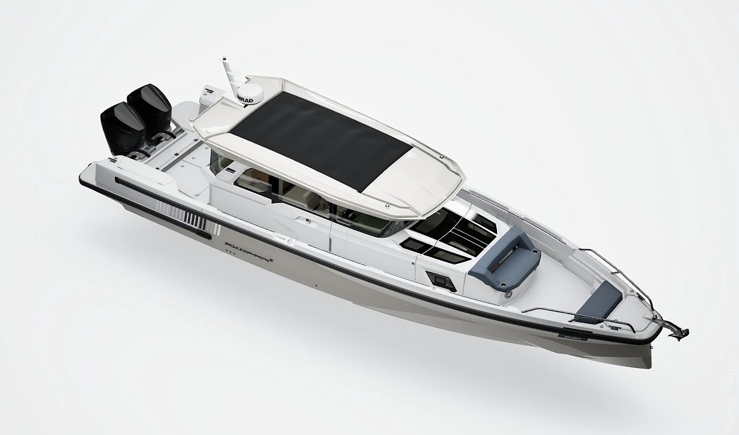 53_Simrad_HALO_20_Plus_установка_на_катере