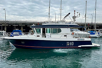 Nord Star 40 Patrol, на ходу, вид с борта Nord Star 40 Patrol: Nord Star 40 Patrol, на ходу, вид с борта