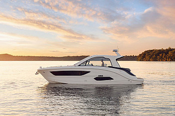 Sea Ray: Sundancer 370: вид с борта