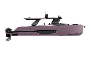 Cranchi: Cranchi A48 O/B, профиль в цвете Grigio Aurora